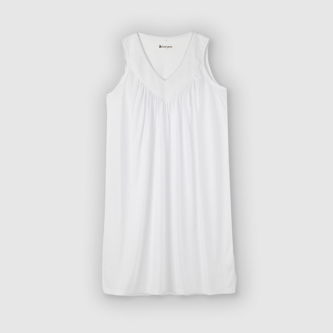 Women's Moisture Wicking Gathered Tank Nightgown