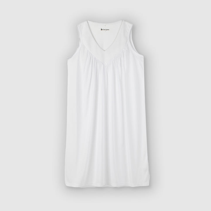 Women's Moisture Wicking Gathered Tank Nightgown