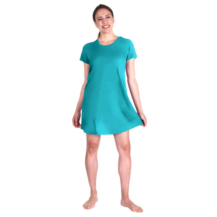 Women's Moisture Wicking Scoop Neck Nightshirt/Cover-up