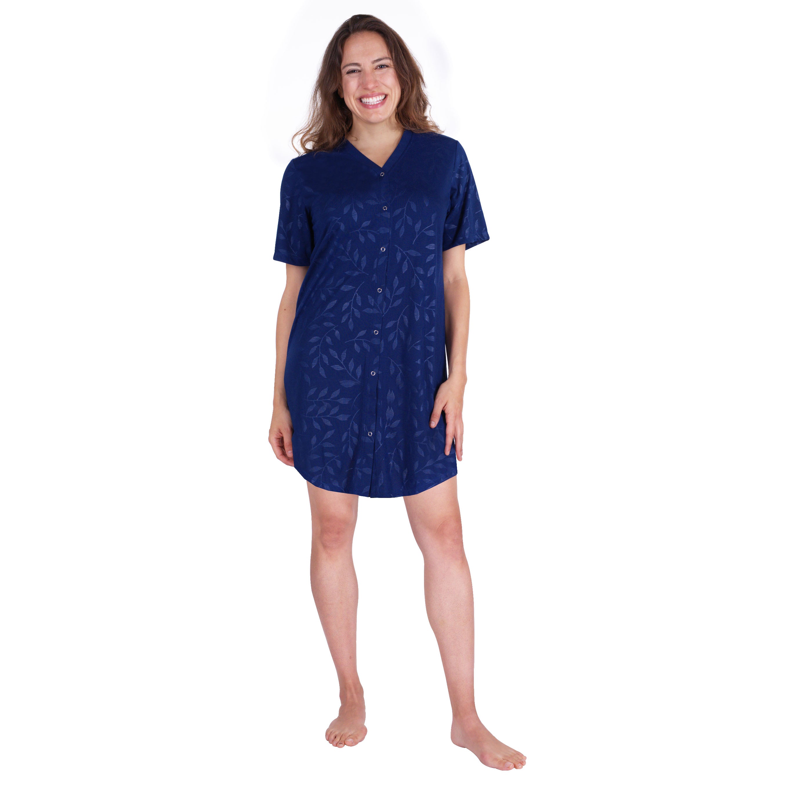 Snap front nightgown new arrivals