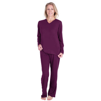 Women's Long Sleeve Pajama Set - Moisture Wicking | Cool-jams