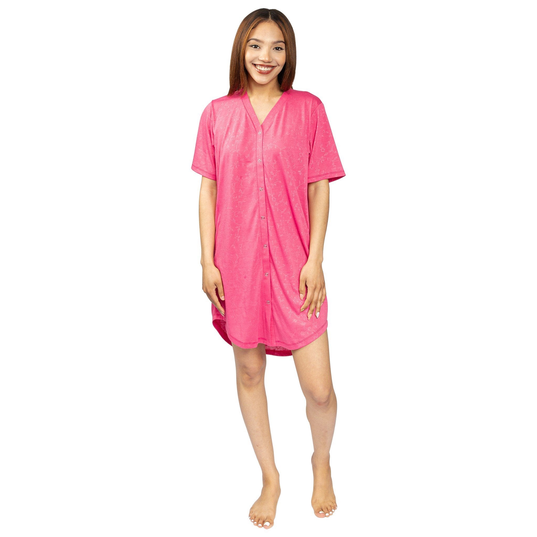 Night Shirt for Women-Pink Sheep Print – Bstories